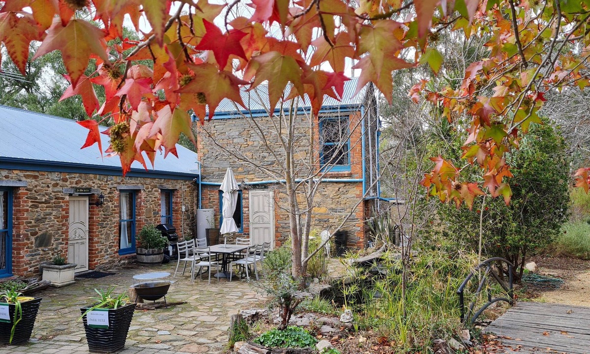 Jutland Ski Chalet | 1890s stone hayloft overlooking beautiful gardens and courtyard.