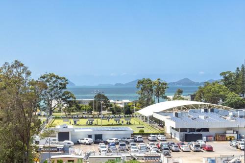 Soldiers Point House | Ash Haven, 19 Ash St - views, pool, air con, boat parking, Wi-Fi