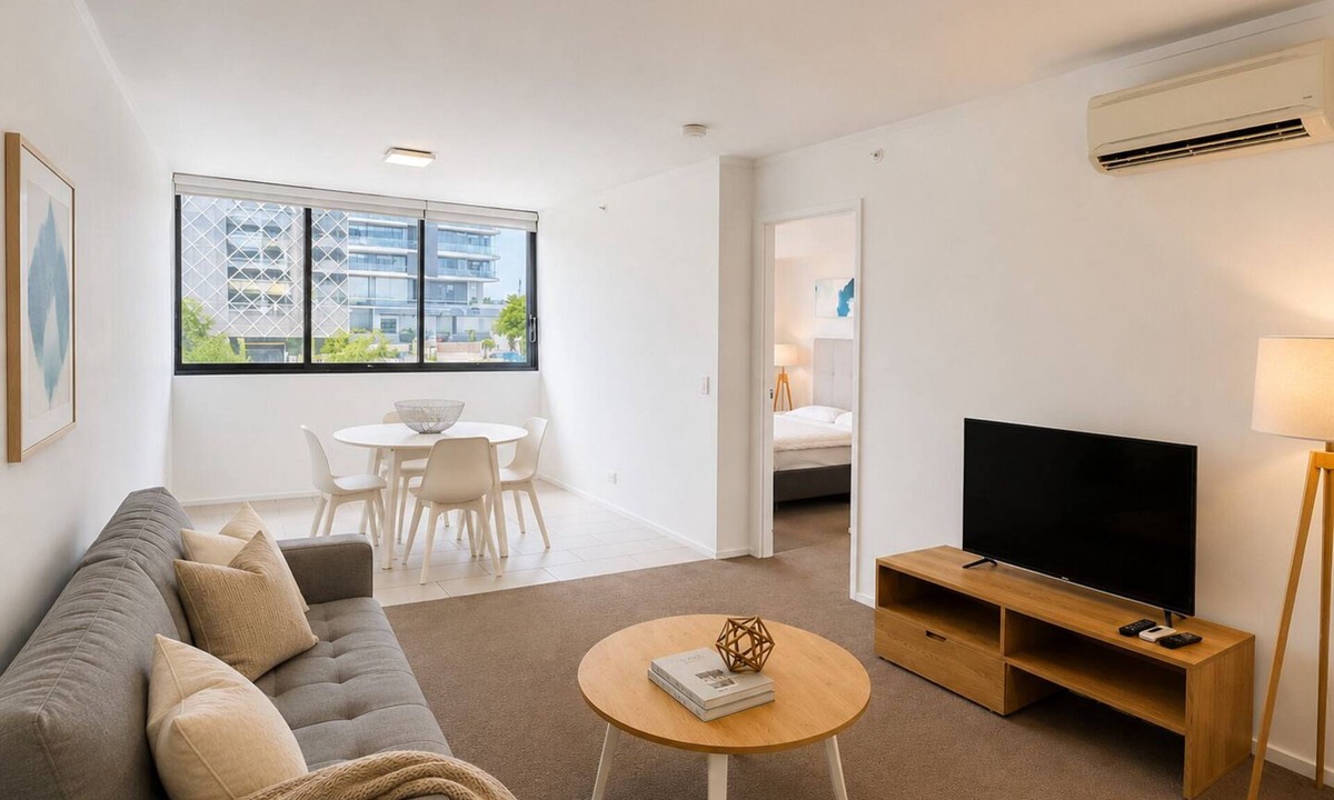 Bowen Hills Apartment | Bright Bowen Hills 2BR Escape Near CBD