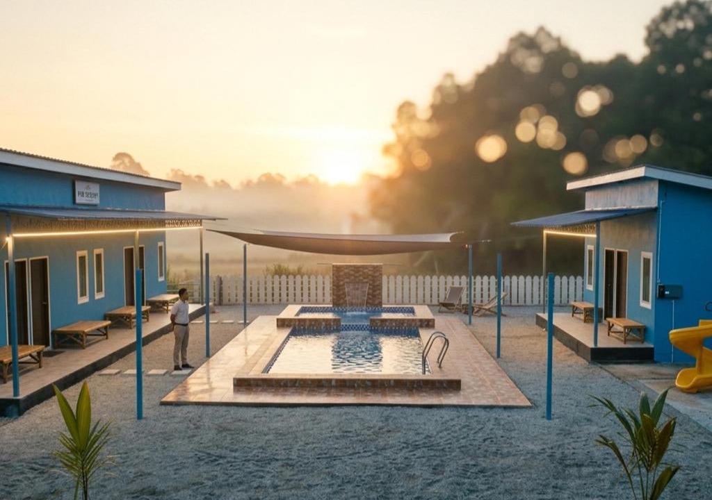 Melor House | D'Biru Guest Room