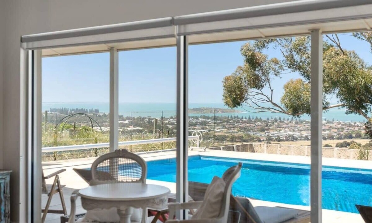 Waitpinga House | Encounter Blue Victor Harbor Retreat: Secluded Pool