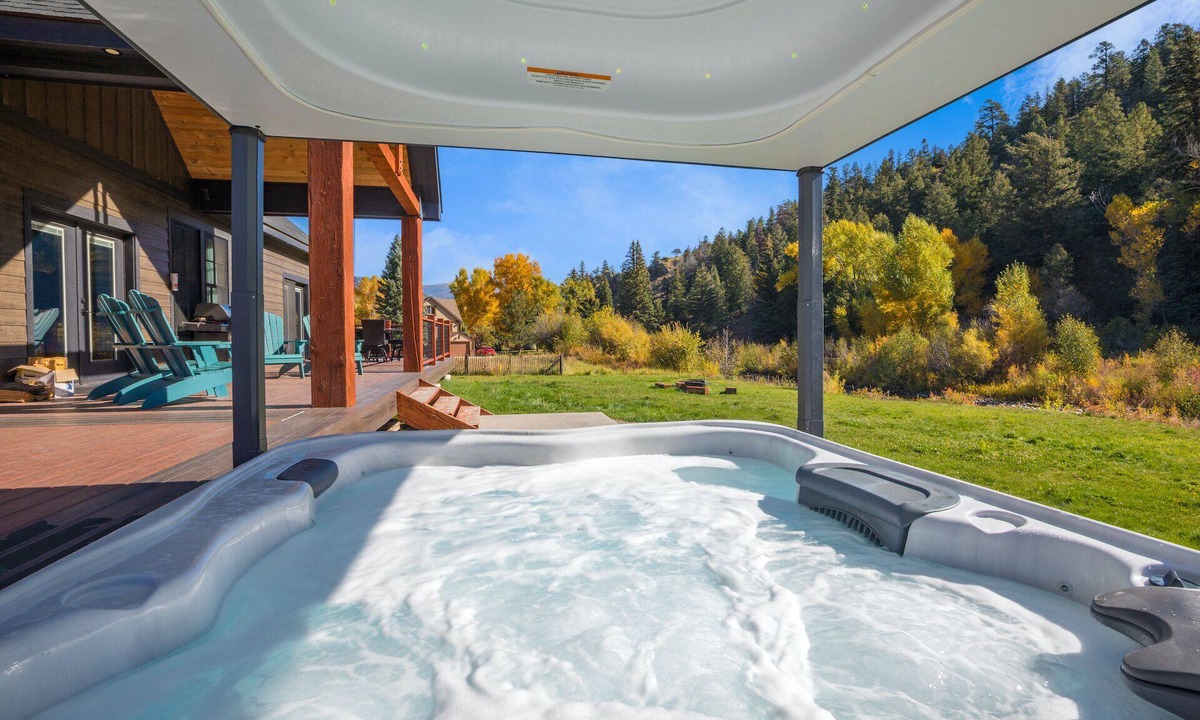 South Fork House | Luxury Riverfront Retreat | Private Hot Tub | Media Room | Mountain Views