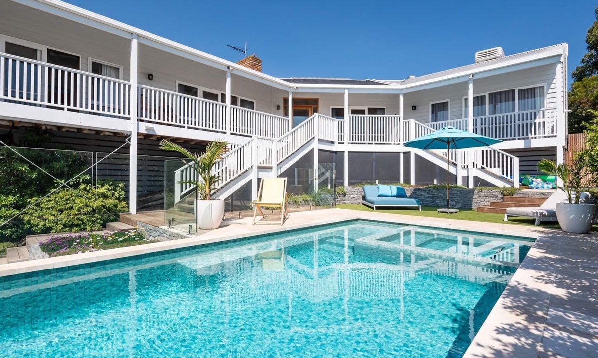 Mount Martha House | Mt Martha Coastal Retreat | Pool & Water Views
