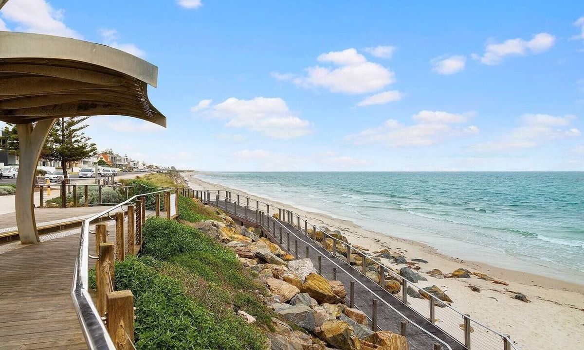Henley Beach South Apartment | Seaside Smart Home Coastal Chic at Henley Beach