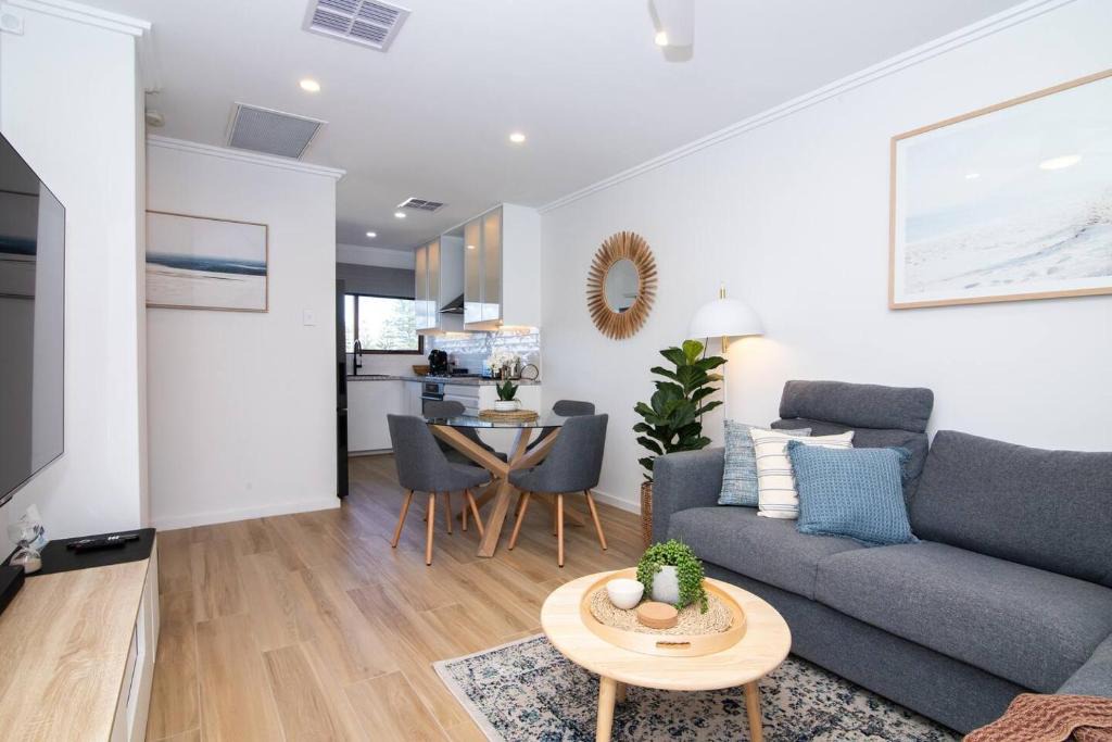 Henley Beach South Apartment | Seaside Smart Home - Coastal Chic at Henley Beach