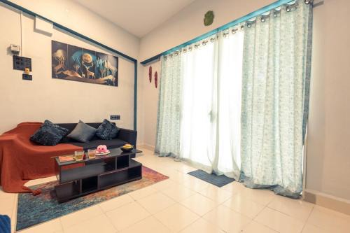 Arpora Apartment | Spacious 1BHK WiFi Balcony and Pool View near Anjuna