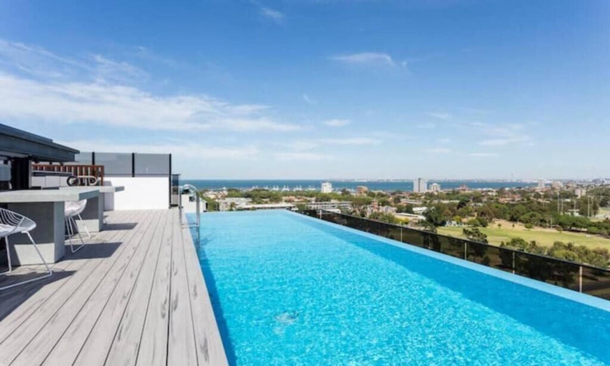 St Kilda Apartment | St Kilda Pool Luxe by Ready Set Stay