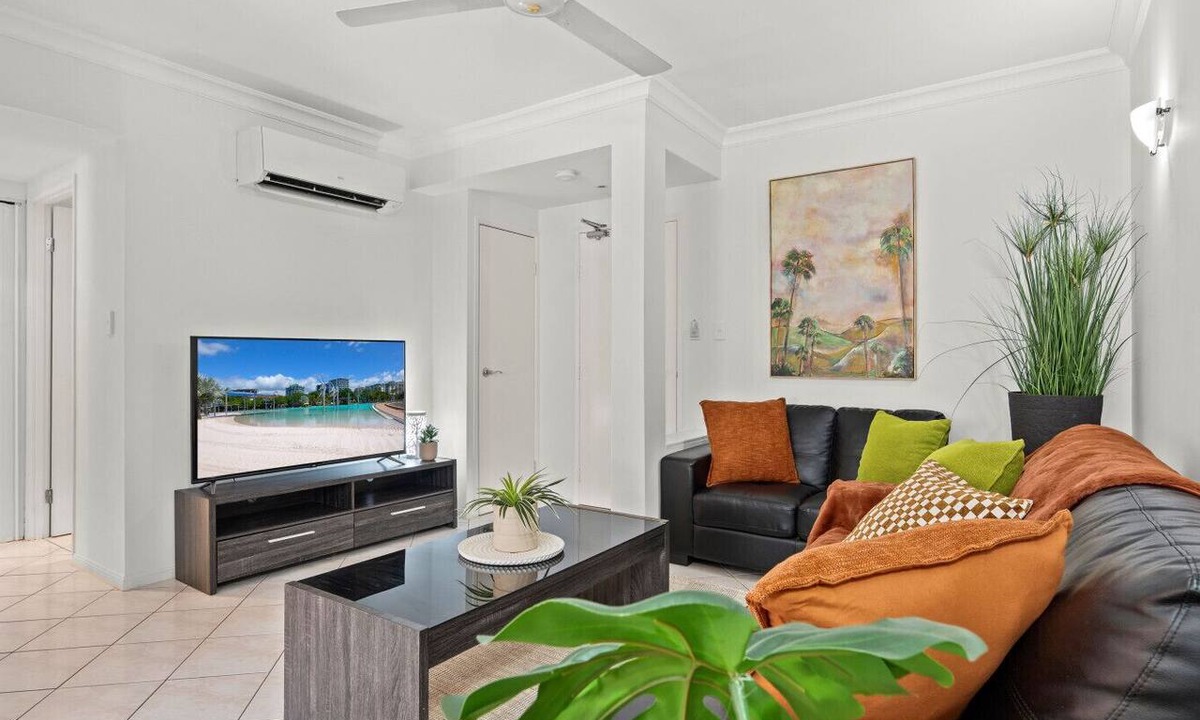 Cairns North Apartment | Top-Floor Couples Retreat at The Lakes Cairns Resort with Balcony, Pools and Secure Parking