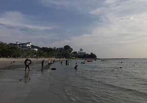 Comfy Beachfront View at Seri Bulan Condominium Teluk Kemang in Port Dickson
