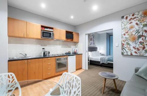 Perth Central Business District Apartment | 708 Enchanting Urban CBD Oasis 1BR & Balcony