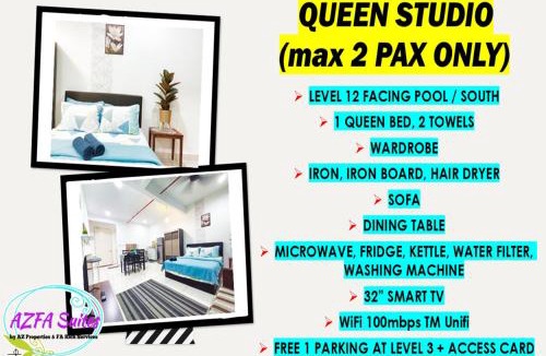 Bandar Baru Bangi Apartment | AZFA Suites at De Centrum Putrajaya Bangi FREE wifi
