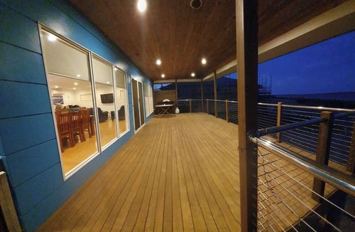 North Shields House | Beautiful private beachfront home overlooking the stunning Boston Bay and PL
