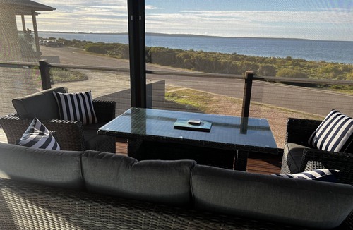North Shields House | Beautiful private beachfront home overlooking the stunning Boston Bay and PL