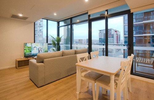 Adelaide Central Business District Apartment | City Serenity: 2BR Apt with Pool, Gym, Steam&Sauna