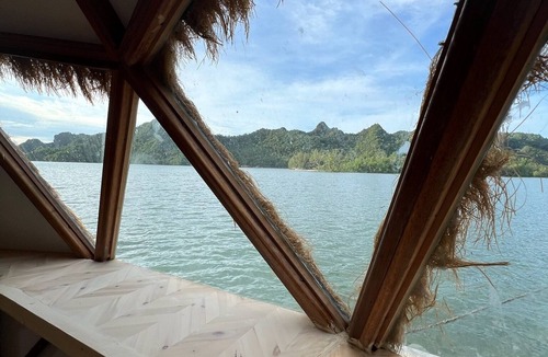 Air Hangat Boat Rental | Coconest TWO: Floating Geodesic Dome Waterstay on a UNESCO Site