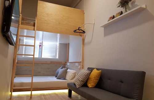 Historic George Town Apartment | HERITAGE Loft Studio @ Town (washer & kitchen)