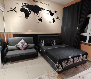 Nilai Apartment | HI Studio Mesahill Premier - KLIA - Bathtub - WIFI & NETFLIX
