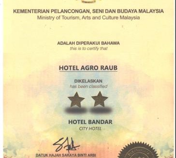 Raub Hotel | Hotel Agro