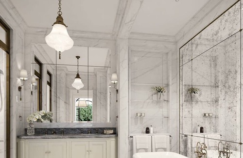 Brighton Apartment | Luxury 3 Bedrm Residence w/ Library Apt 4-52 Black