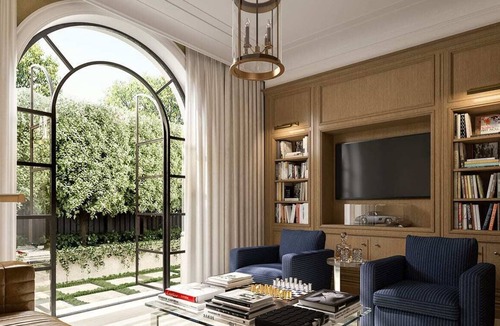 Brighton Apartment | Luxury 3 Bedrm Residence w/ Library Apt 4-52 Black