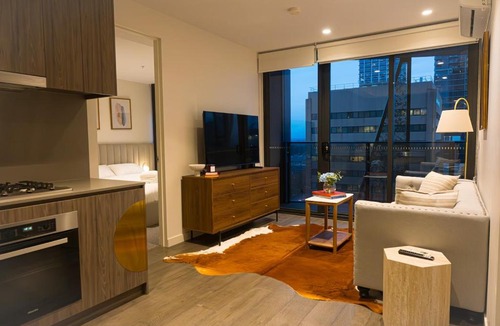 Adelaide Central Business District Apartment | Luxury CBD Retreat with Skyline Views