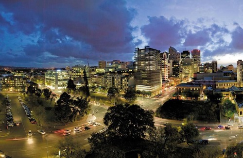 Adelaide Central Business District Apartment | Luxury Overlooking Hindmarsh Sq with Pool & Gym