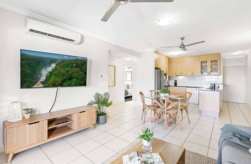 Cairns Central Business District Apartment | Madison Magic: Waterfront Balcony Haven with Pool