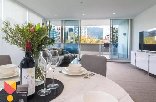 Adelaide Central Business District Apartment | Marble CBD Luxury 2 Bedroom Apt Pool & Parking