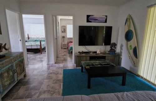 Noosa North Shore House | MARGARITAVILLE Unique tropical surf/fishing beach retreat. Pet/Family friendly!