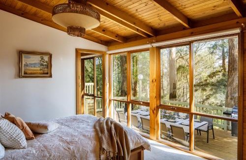 Sassafras House | Modern Seednest Treehouse, Forest & Mountain View