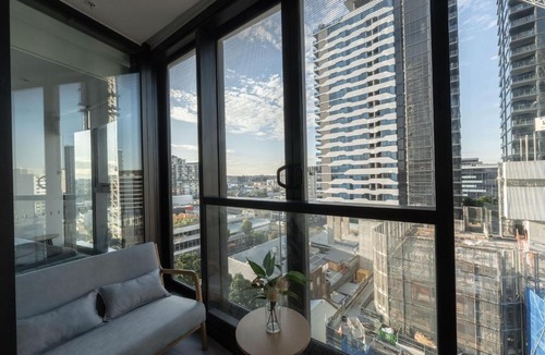 Fortitude Valley Apartment | Modern Valley Pad with Rooftop Pool, Study & Parking