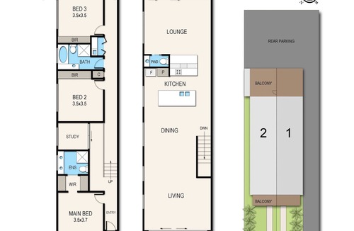 Safety Beach House | Nautilus 2 - Modern beachfront townhouse, opposite beach, water views