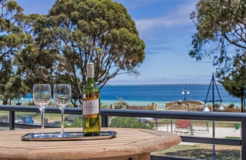 Rockingham Apartment | Ocean views from your spacious balcony at Seaside Escape Aria