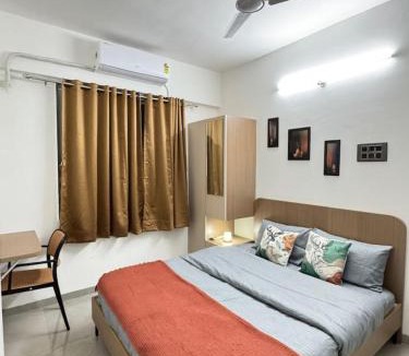 Pimpri - Chinchwad Apartment | Osprey House Modern AC 1BHK Stay by Bleisure Hosting