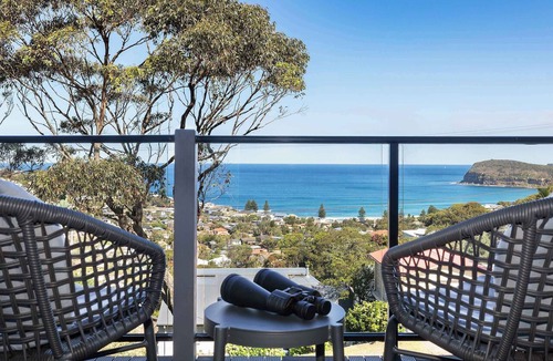 Copacabana House | Panoramic Ocean Views | Whale Watching, Fireplace