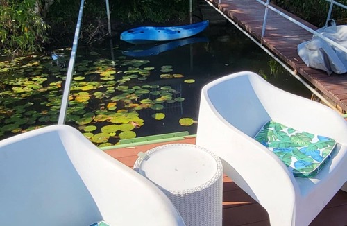 Lake Bennett House | Private pontoon on the lake with everything you need!