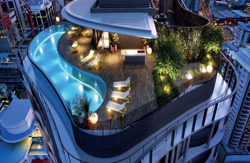 Brisbane Central Business District Apartment | Rooftop Pool Stunning Apartment Queen Street