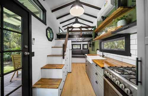 Palmwoods Cabin | Rural Oasis - Tiny Home | 2BR Cabin + Outdoor Firepit Experience