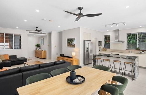 Trinity Beach House | Sandveil | Absolute Beachfront Access Home with Pool, Ocean Views & Family Space