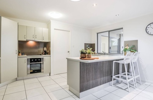 Agnes Water House | SANDY BURROWS - pool. air con, four bedrooms , boat parking, 1 outside pet.