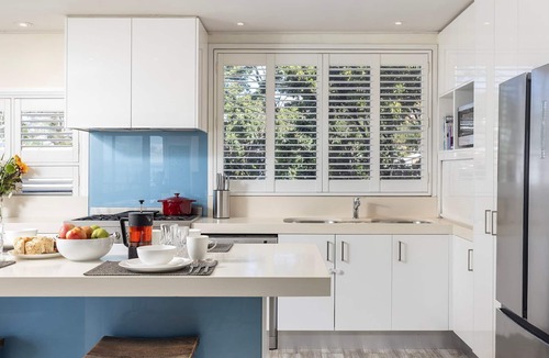 Corlette Apartment | Sandy Point Escape - waterfront apartment, walk into pristine waters, walk to beach