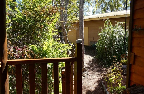 Millstream Cottage | The Lookout@RiverHaven ~ Private timber cabin, river views & huge swimming hole