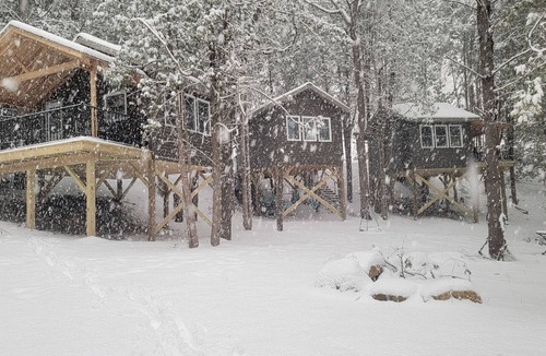 Elba Cabin | Three Tiny Treehouse Cabins in the Bluff Woodlands