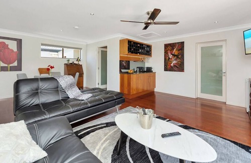 Paradise Point Apartment | Tranquility in Paradise, private suite overlooking sparkling swimming pool