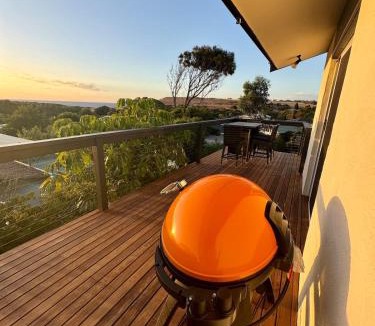 Maslin Beach House | Treetop Ocean Views at Maslin Beach Coastal Escape Pet Friendly