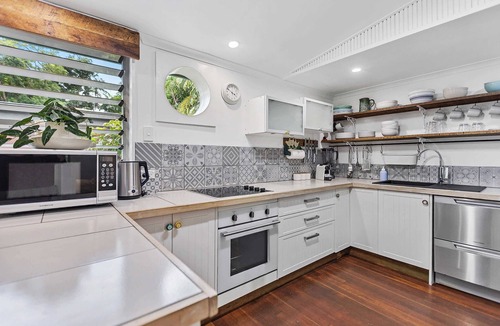 Machans Beach House | Tropical Hideout w/Pool, BBQ & Pet-Friendly Yard