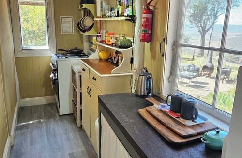 Rydal House | Wattle Tiny House - Outdoor bath/fire pit & Views