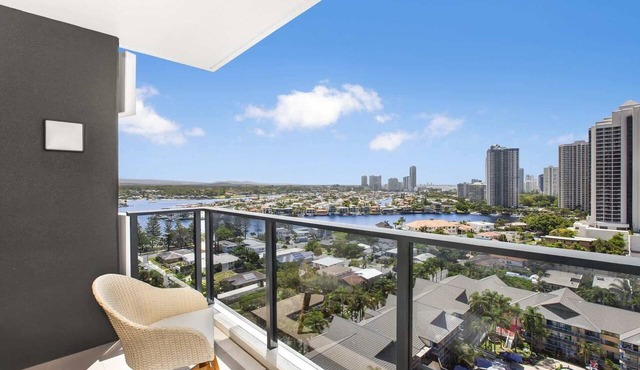 2-Bed Beach Apartment with Pool, Parking & Balcony