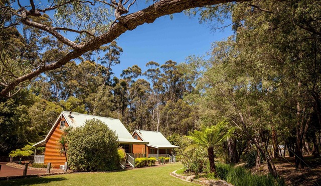 2 Bedroom Spa Chalet has one fully closed up bedroom and a loft bedroom. Features a Spa Bath