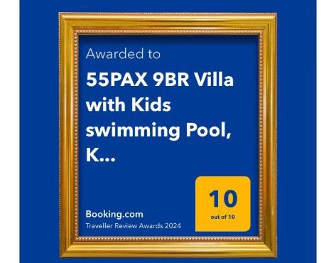 30PAX 7BR Villa with Kids Swimming pool, TV, Pool Table n BBQ near SPICE Arena Penang 9800 SQFT